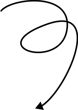An arrow icon pointing to my name